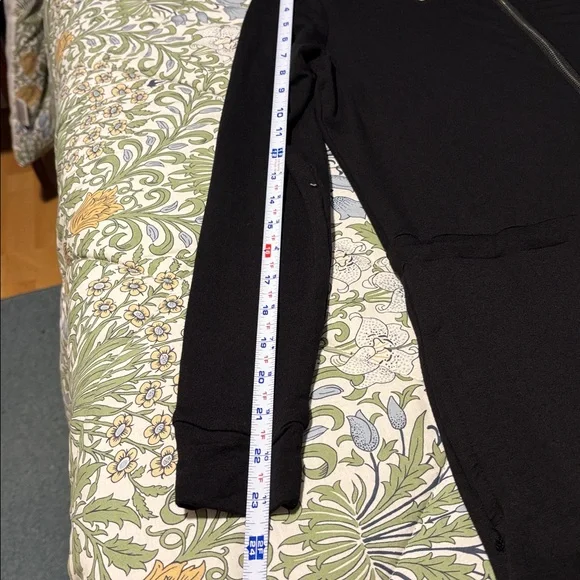 By Tess Maxi Hoodie Black Long Sleeve Zip Front Dress XS - Picture 13 of 16